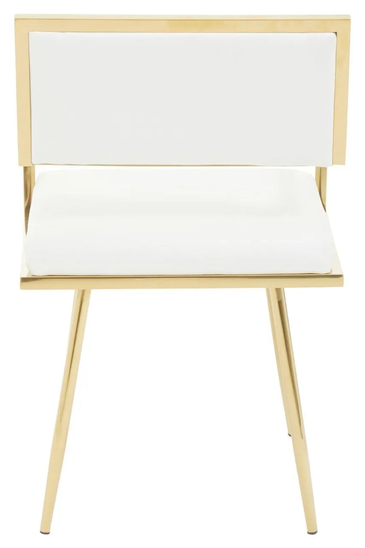 Devon Ivory Faux Leather Dining Chair