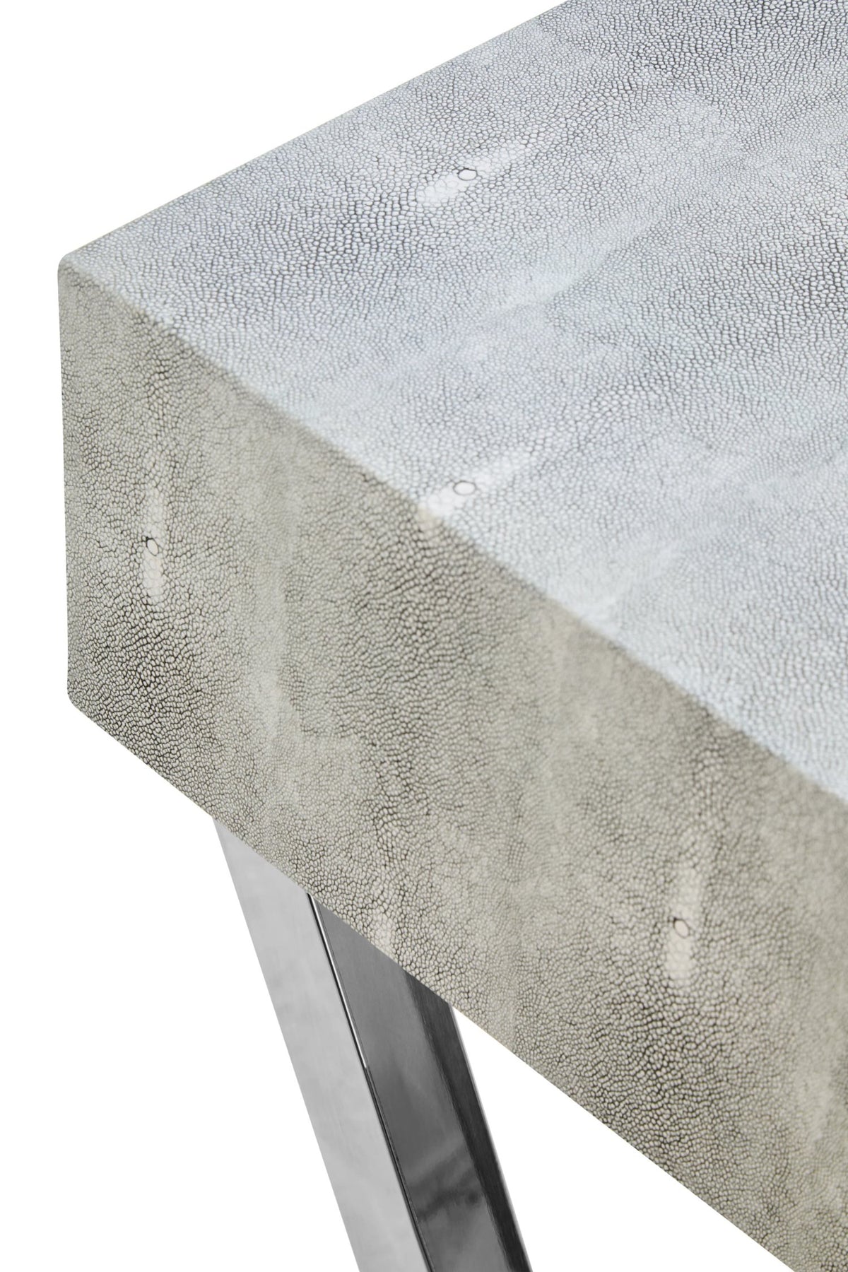 Ashbourne Two Drawer Grey Shagreen Effect Console Table