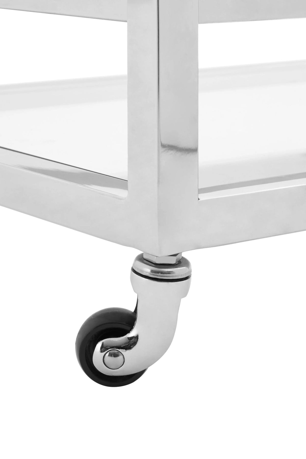 Valencia Silver Finish 2 Tier Drinks Trolley
