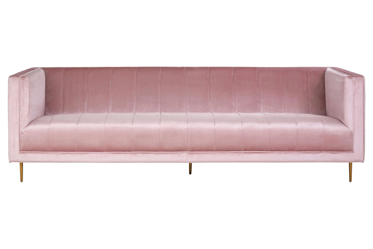 Monaco Velvet 3 Seater Sofa