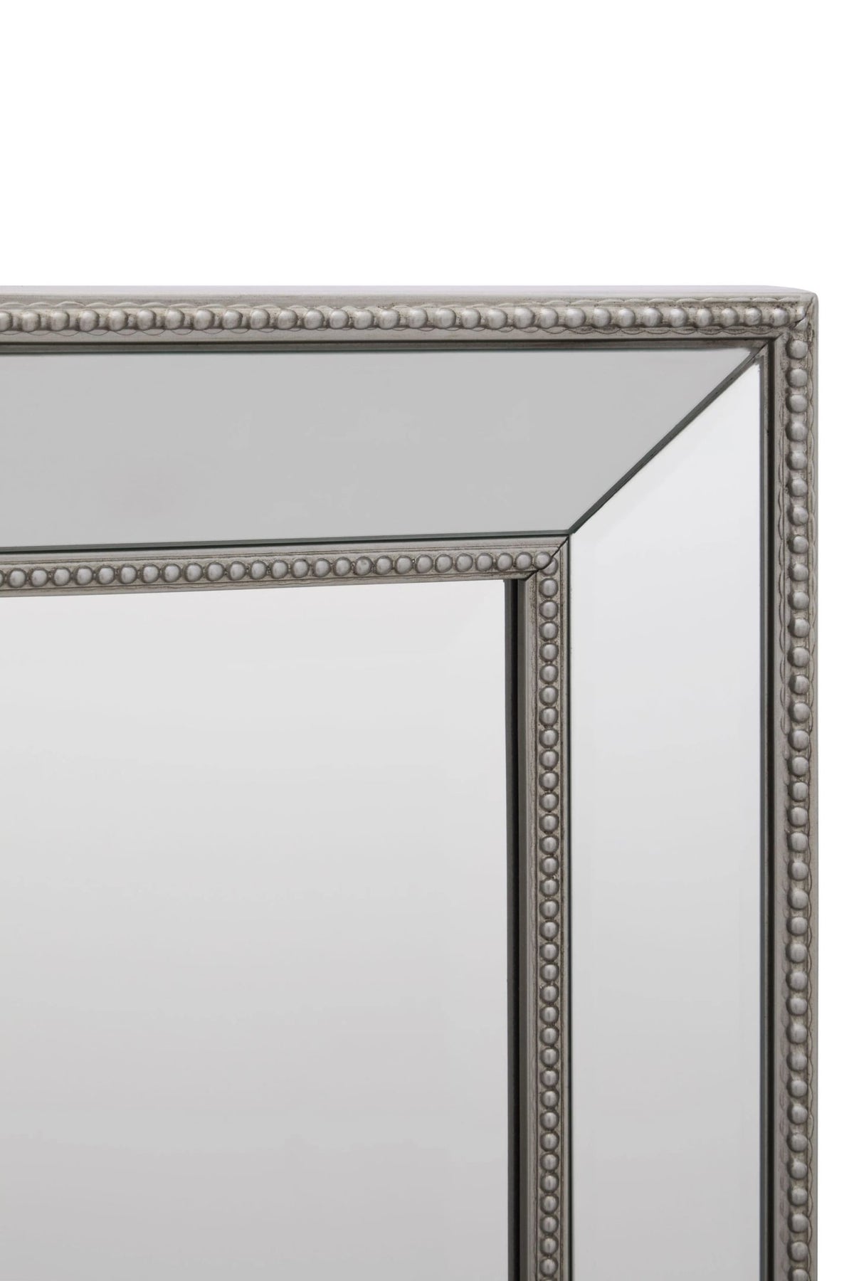 Topsham Frame Full Length Wall Mirror #colour_silver