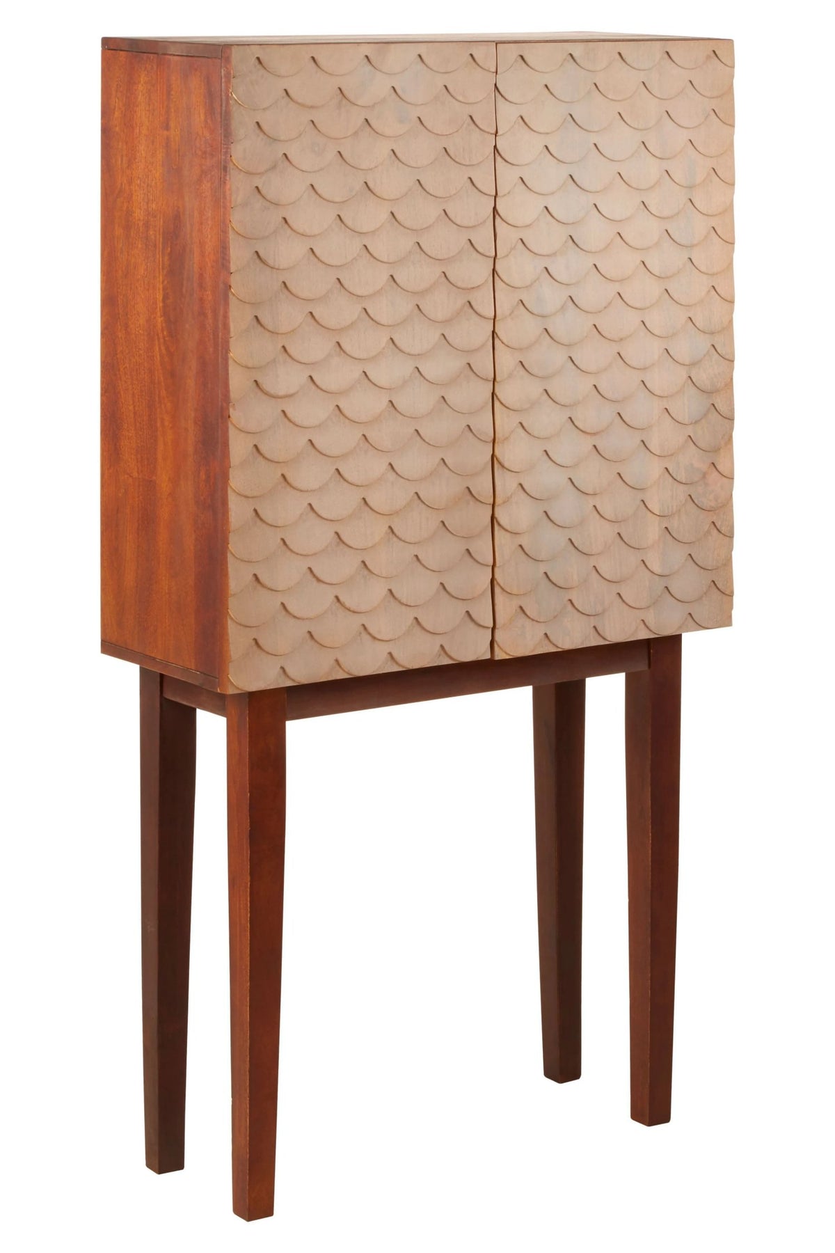 Exeter Carved Mango Wood Cabinet