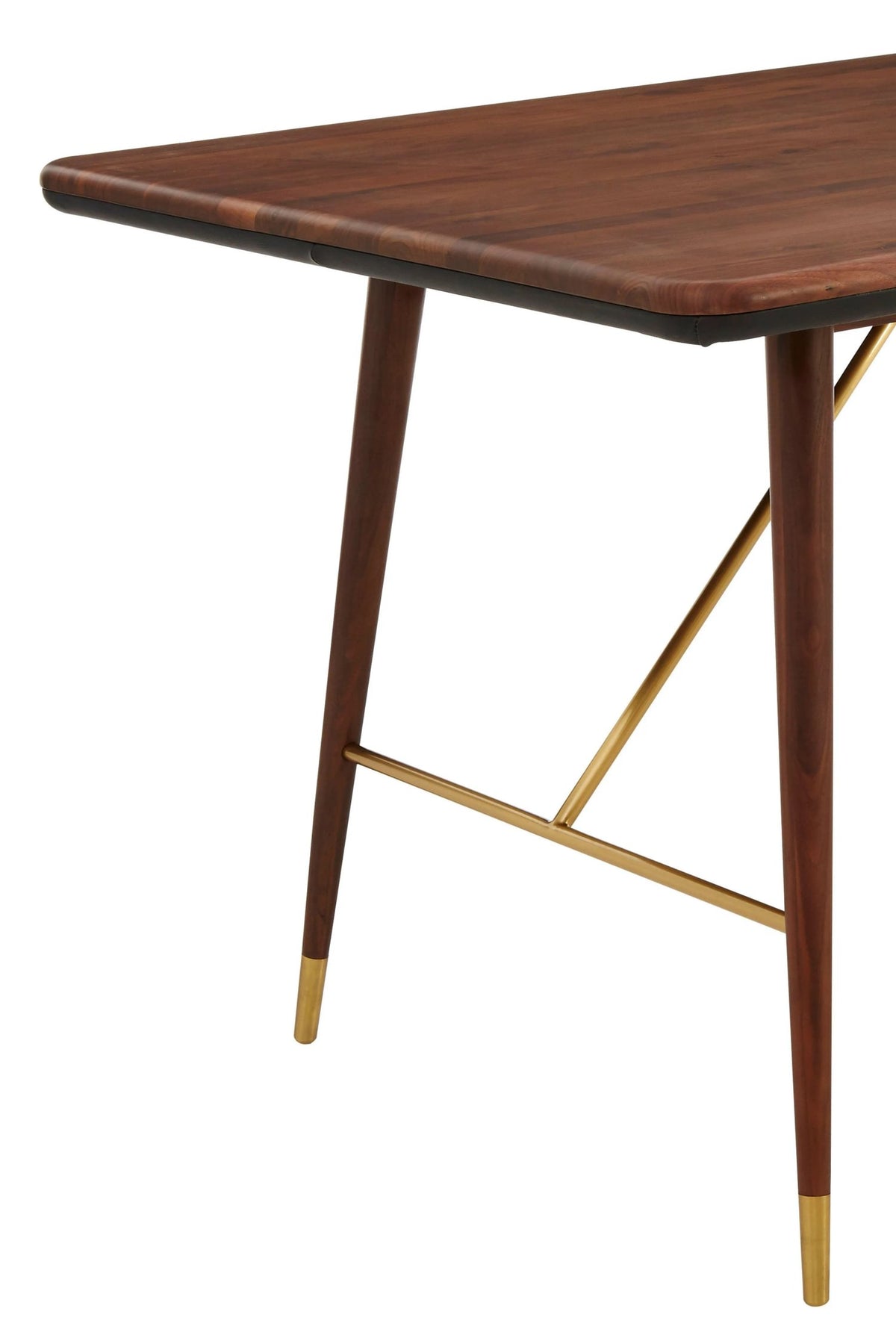 Hudson Walnut Wood Rectangular Dining Table