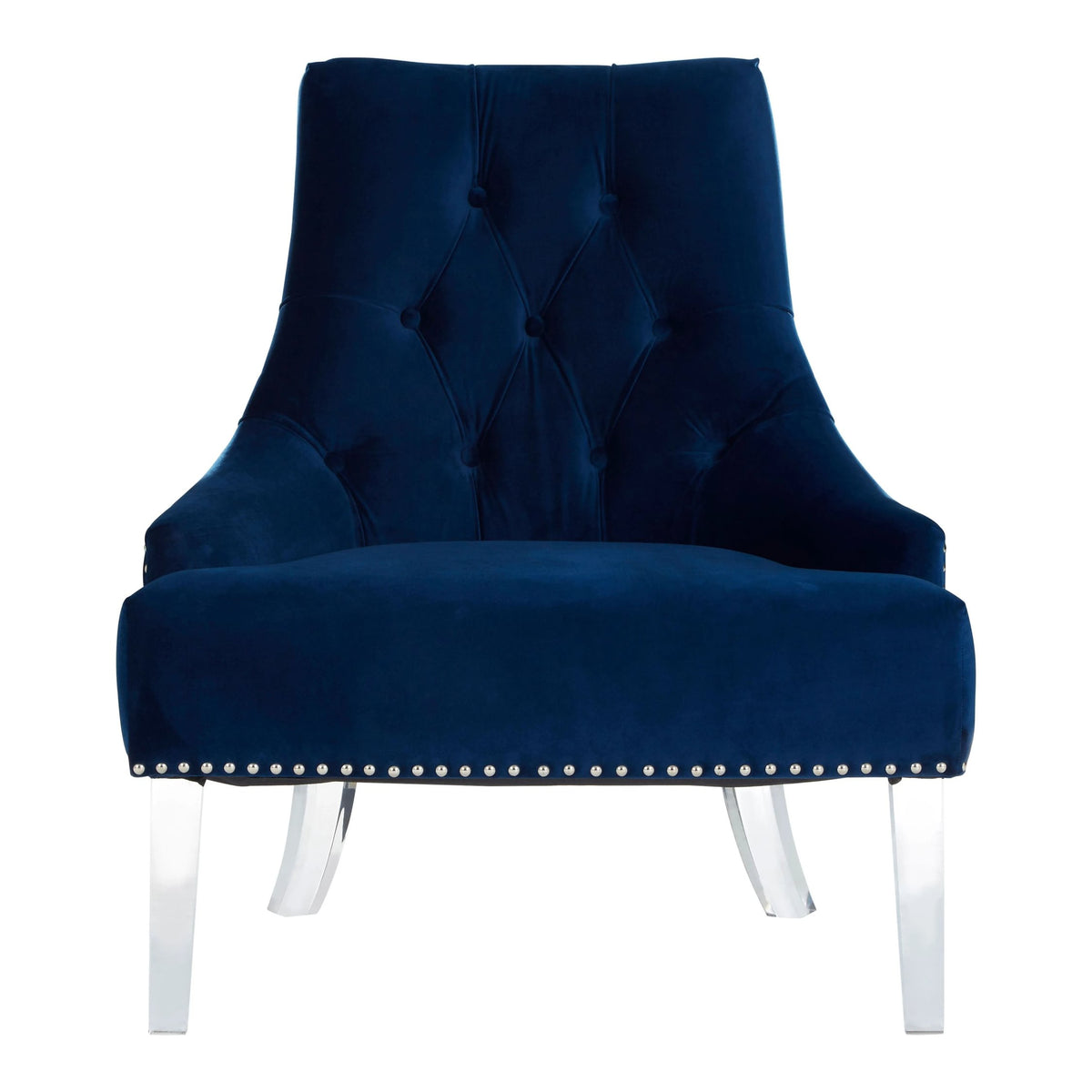 Sorrento Button Tufted Velvet Chair