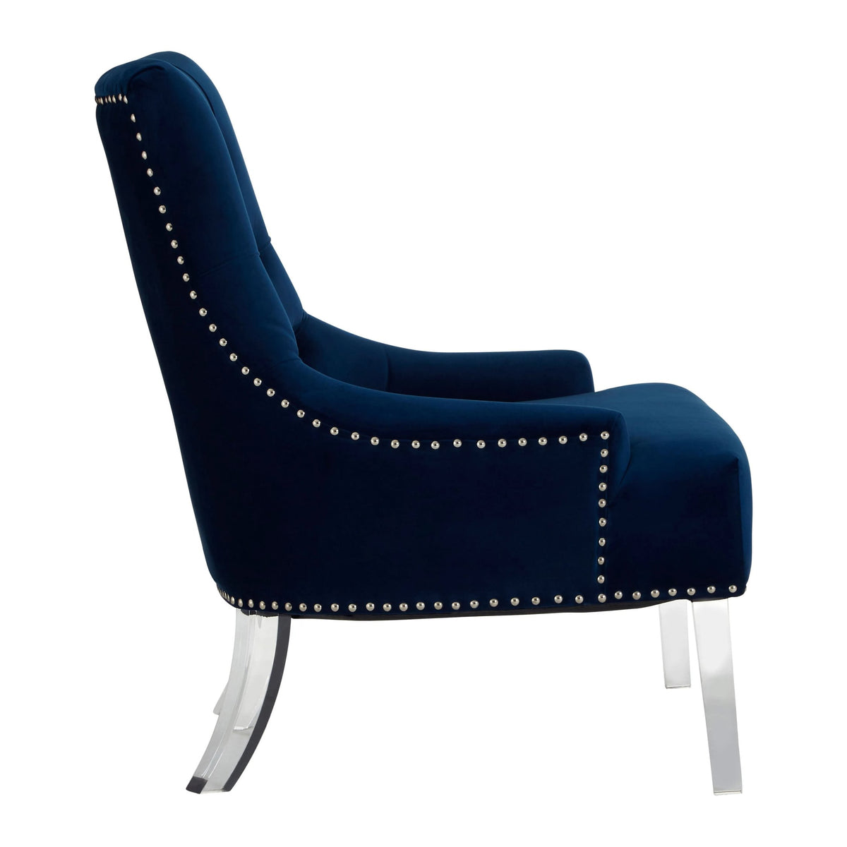 Sorrento Button Tufted Velvet Chair