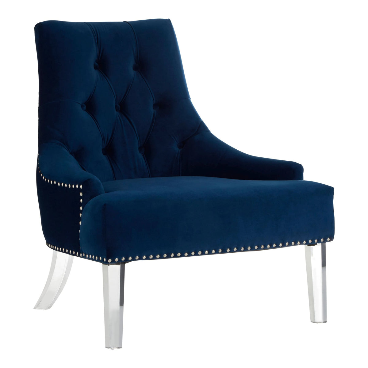 Sorrento Button Tufted Velvet Chair