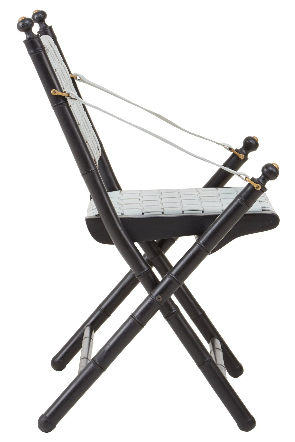 Seville Woven Leather and Teak Wood Chair