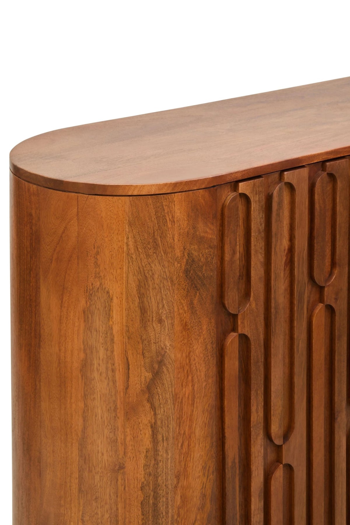 Studland Two Door Brown Mango Wood Cabinet
