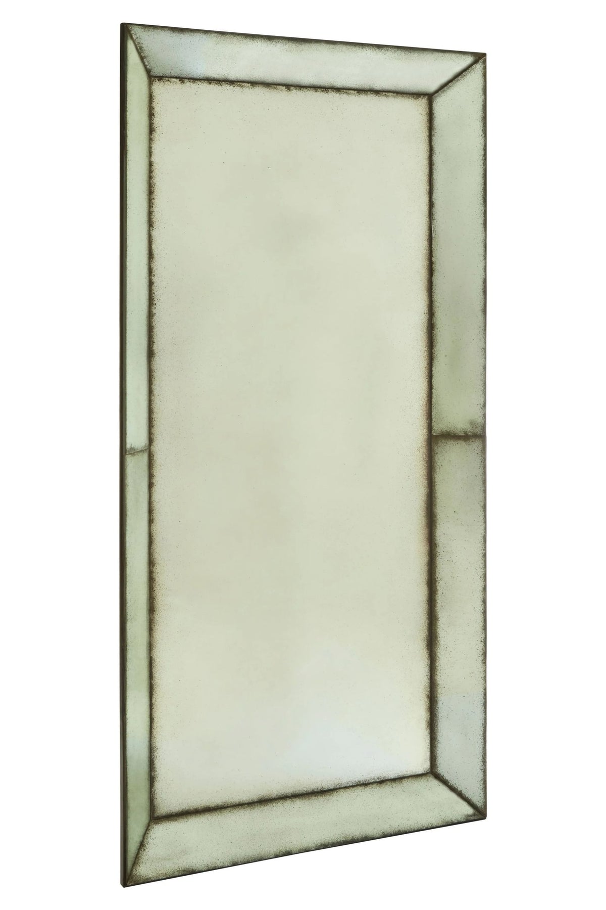Bowness Antique Effect Bevelled Edges Full Length Wall Mirror