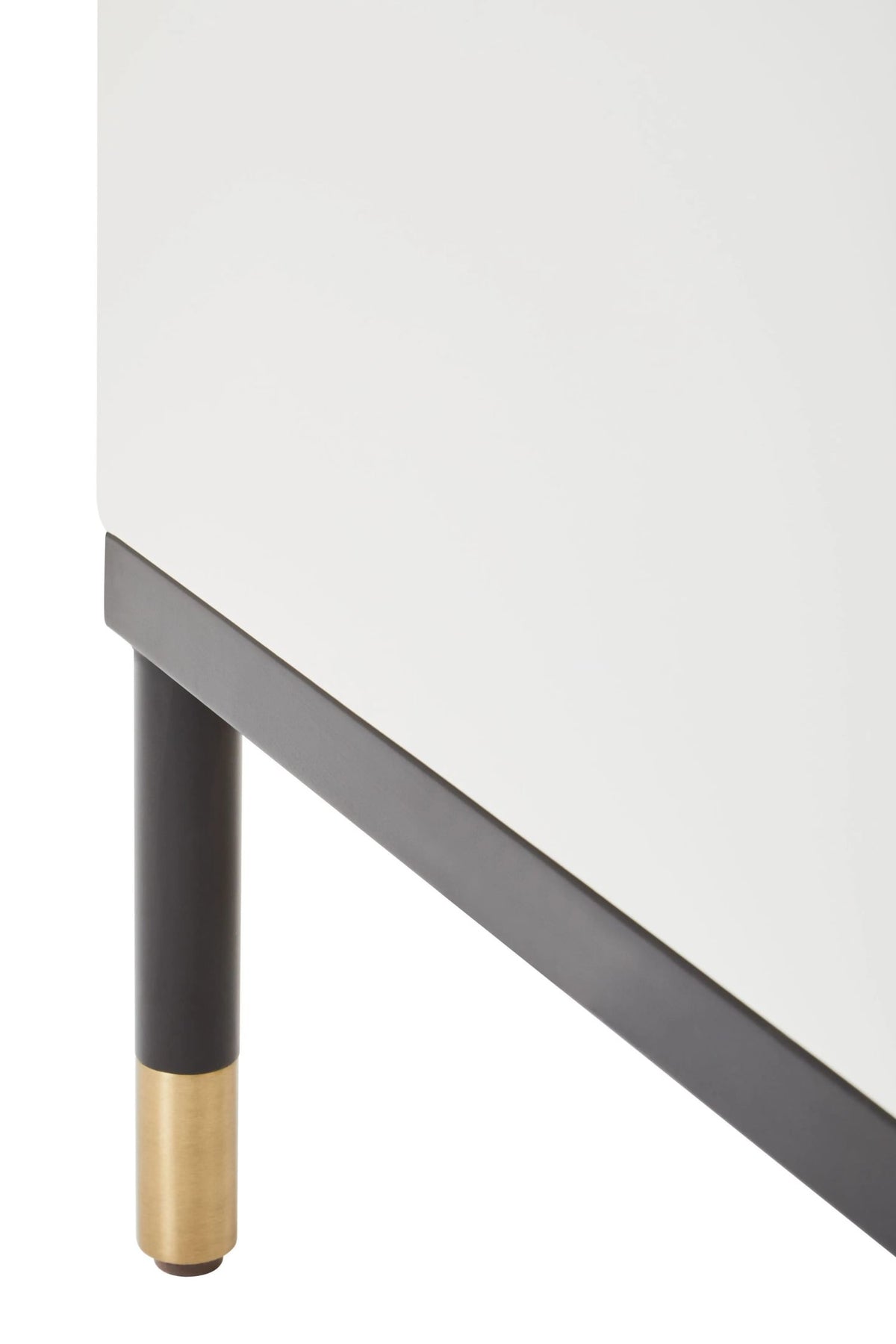 Stowe Off White 2 Drawer Side Table