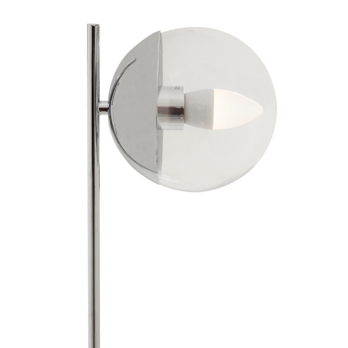 Siena Chrome Table Lamp with Marble Base