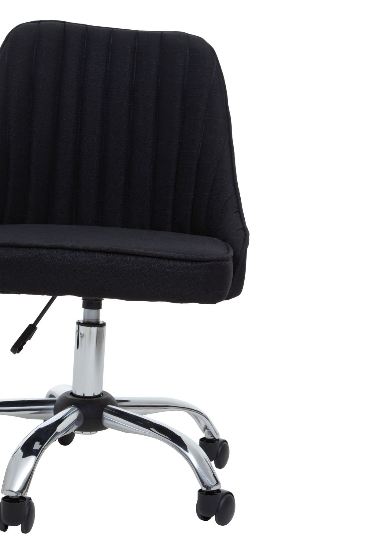 Danbury Black Fabric Home Office Chair