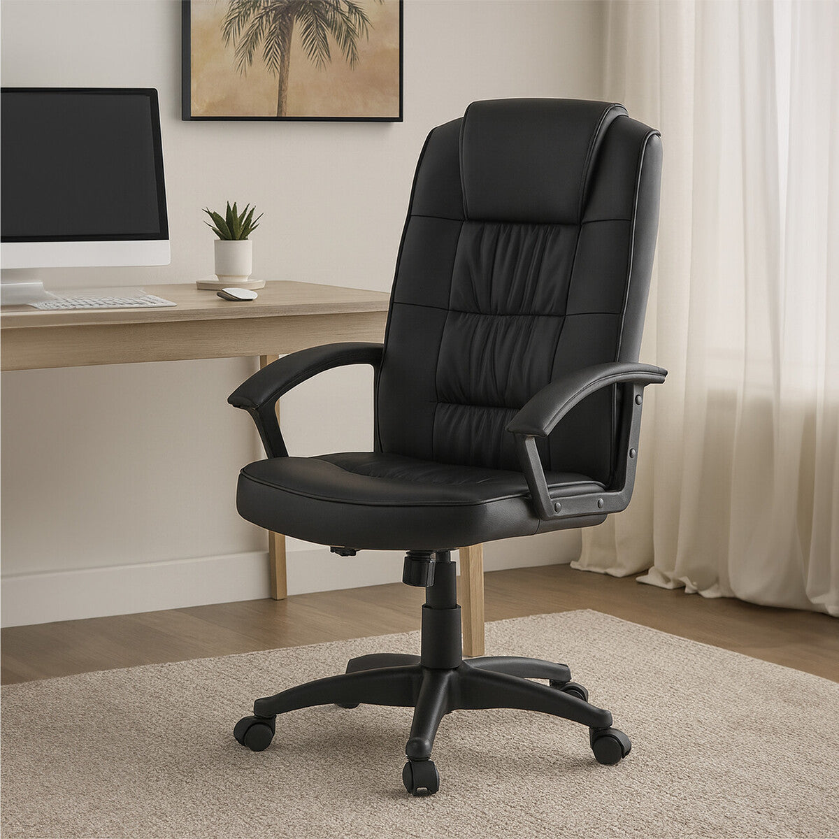Florence Black Home Office Chair