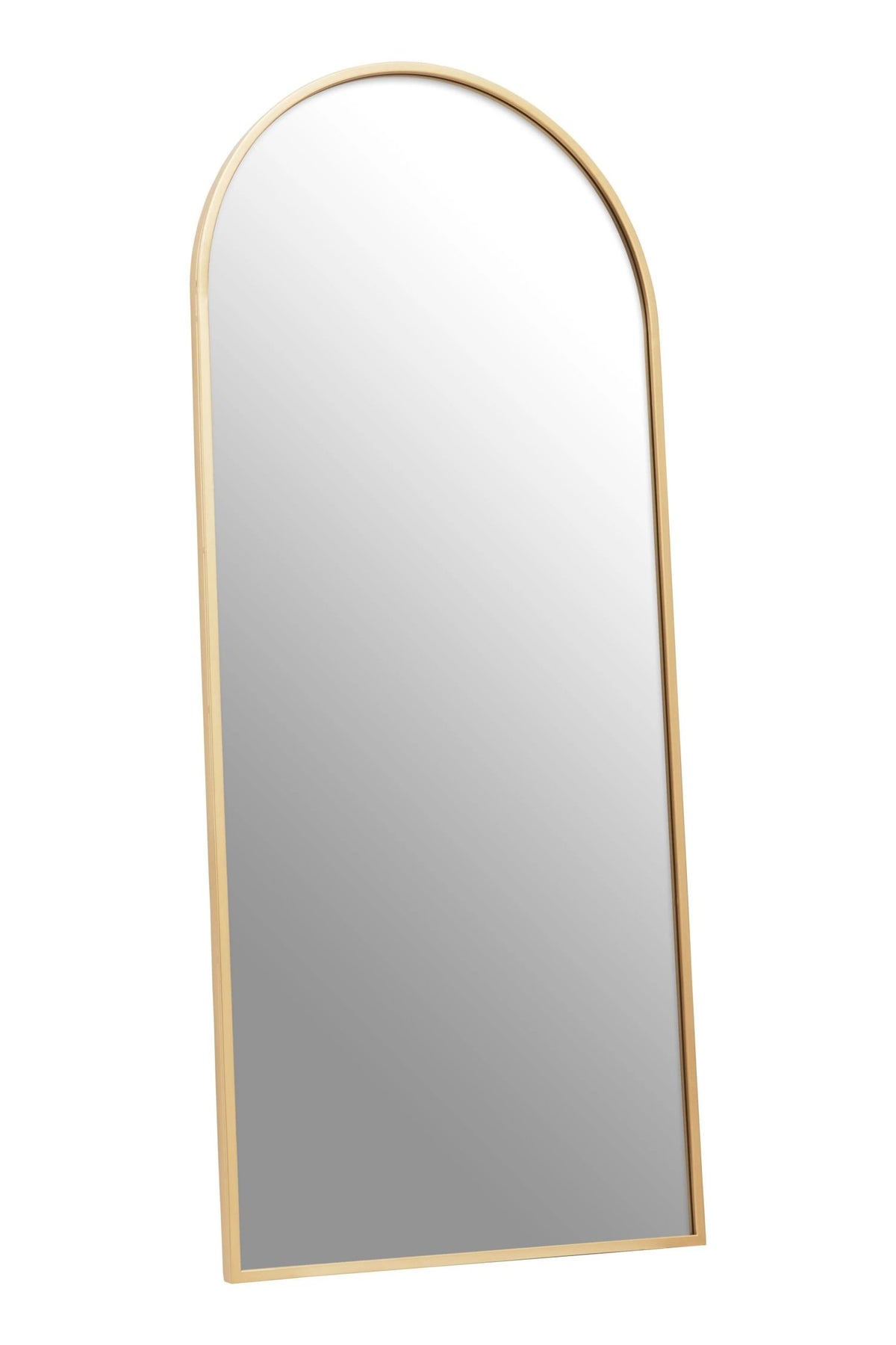 Hayle Gold Finish Full Length Wall Mirror