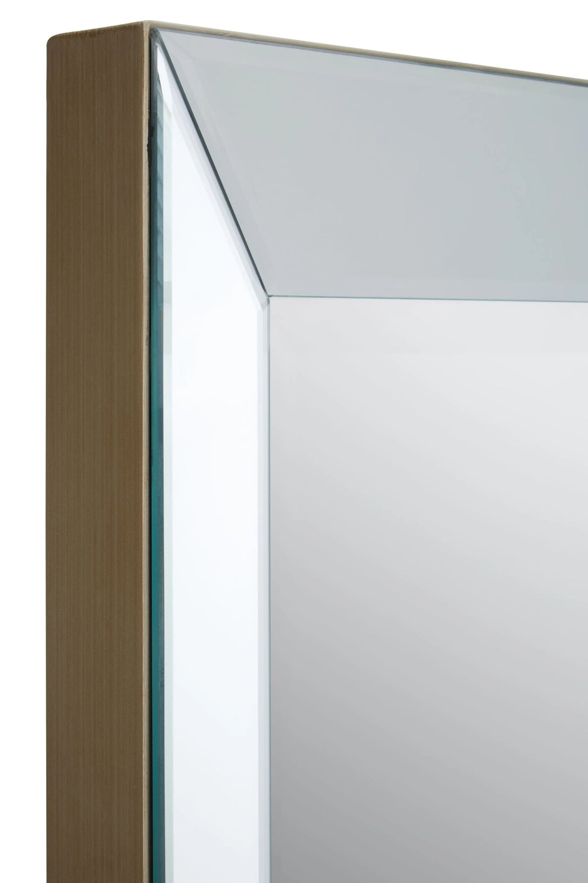 Topsham Champagne Frame Large Full Length Wall Mirror