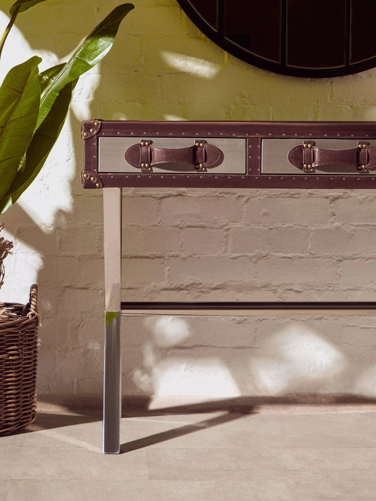 Vienna White Console Table