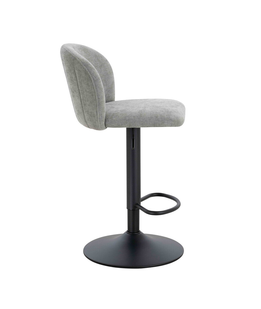 Chichester Set of 2 Textured Fabric Curved Bar Chairs