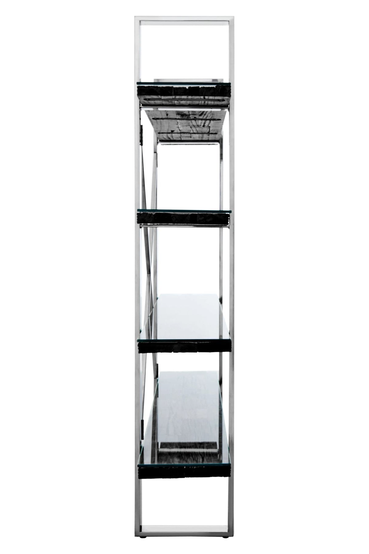 Madison Recycled Wood Four Tier Shelf Unit
