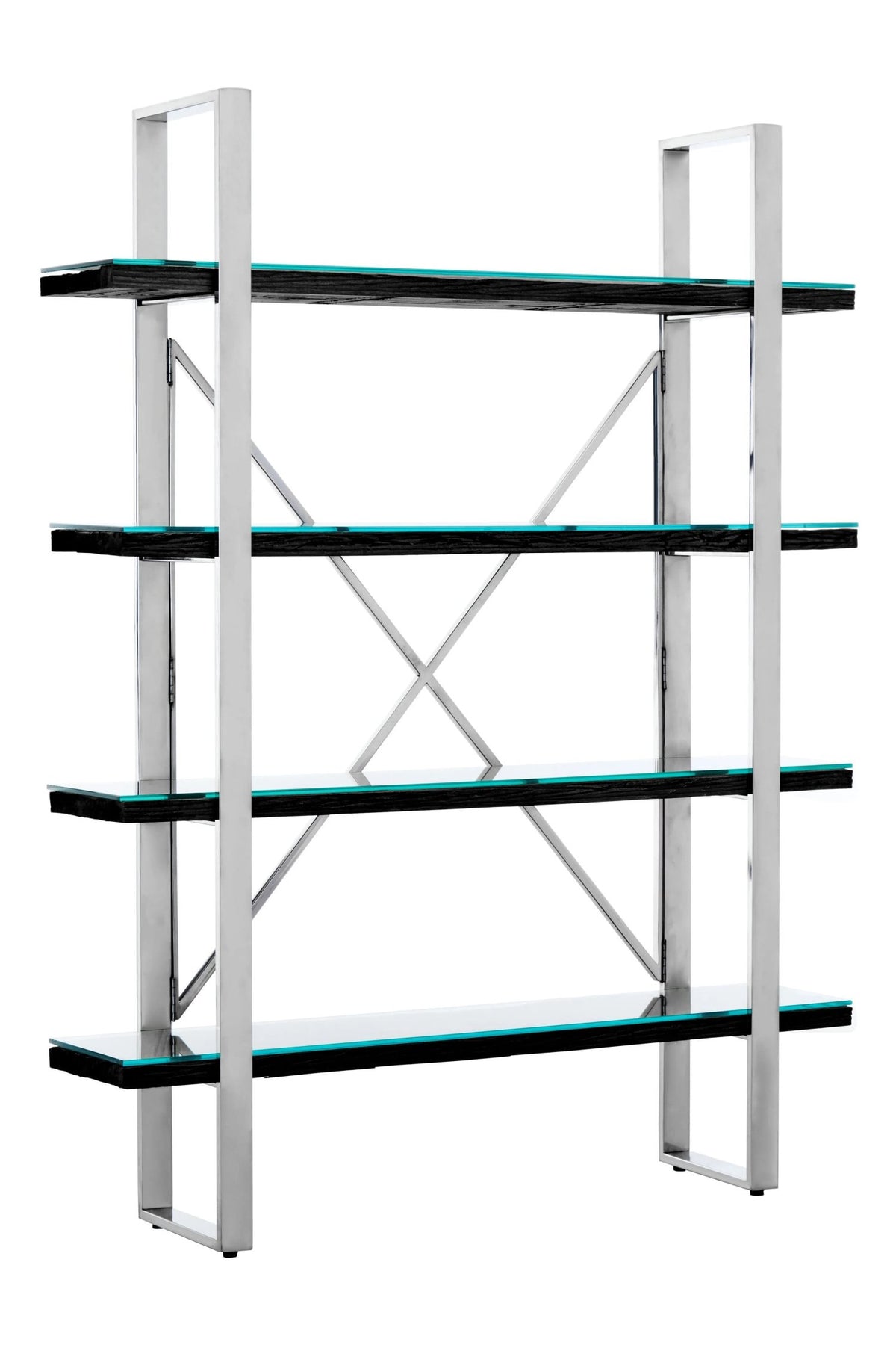 Madison Recycled Wood Four Tier Shelf Unit