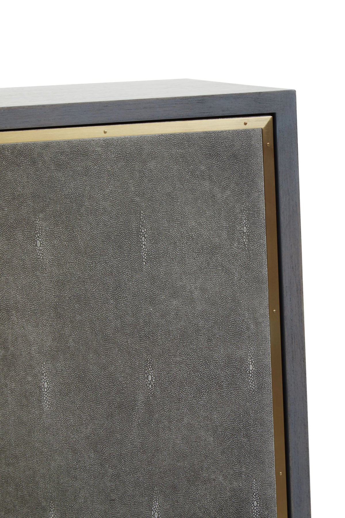 Oxford Grey Shagreen Effect Cabinet