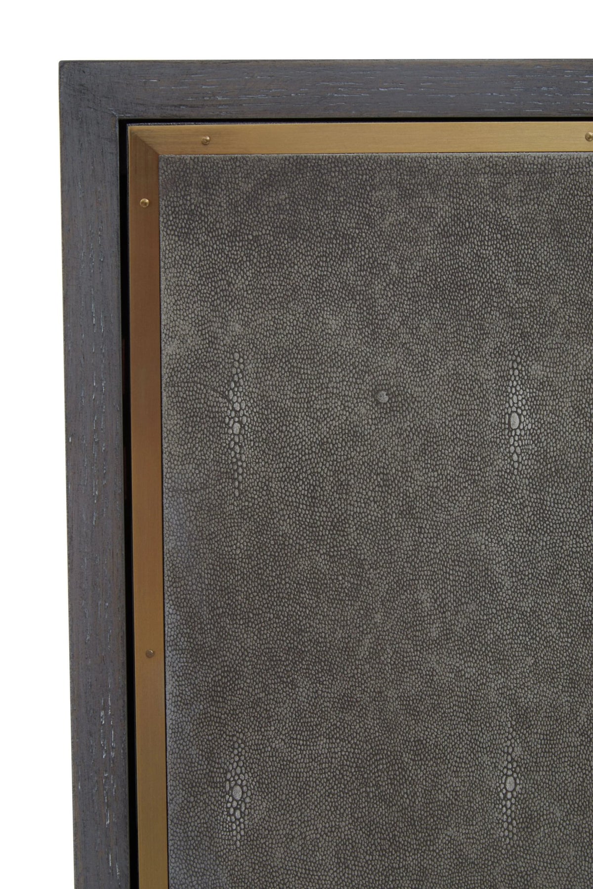 Oxford Grey Shagreen Effect Cabinet