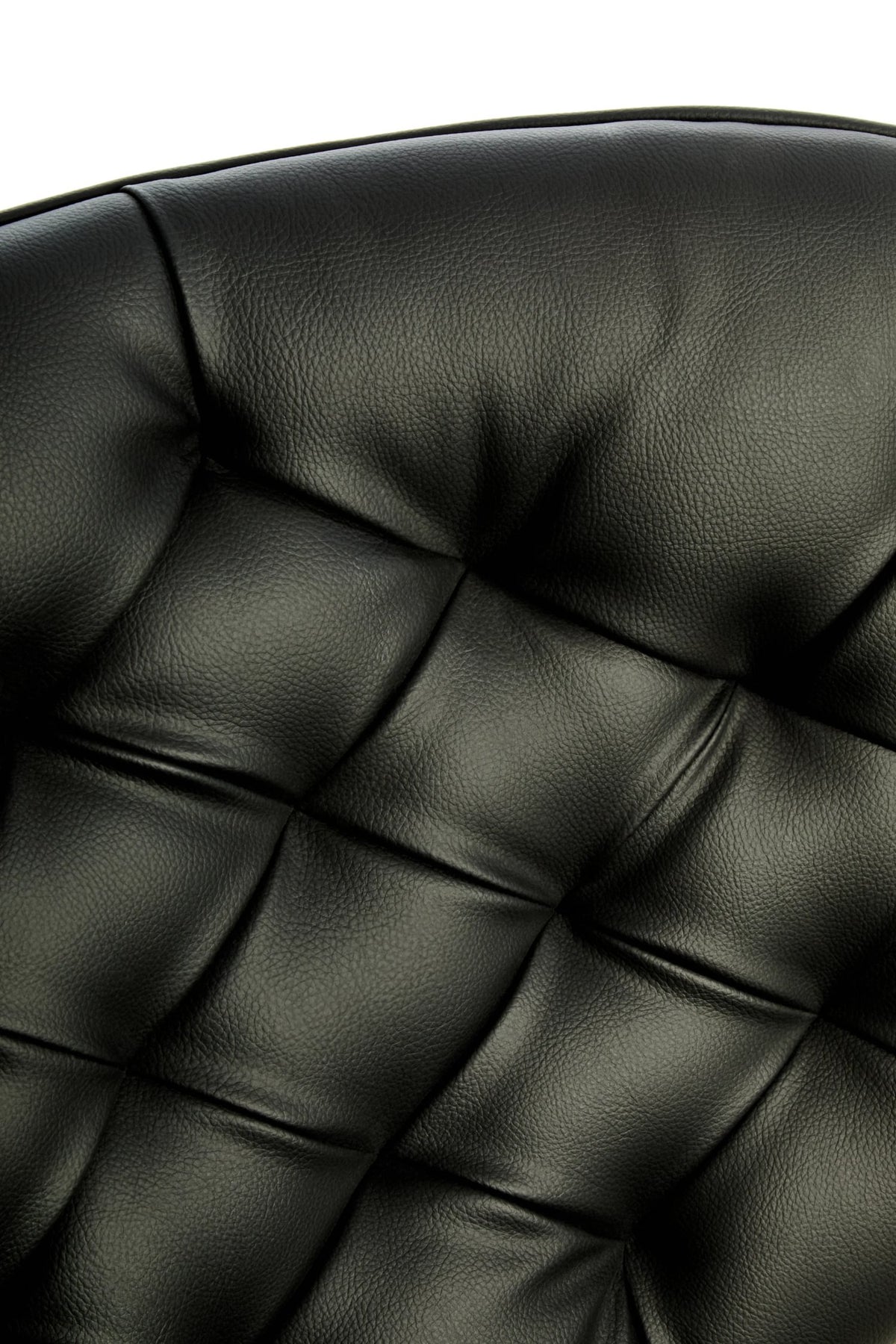 Harrogate Black Leather Effect Chair with Elm Wood Frame (W79cm)