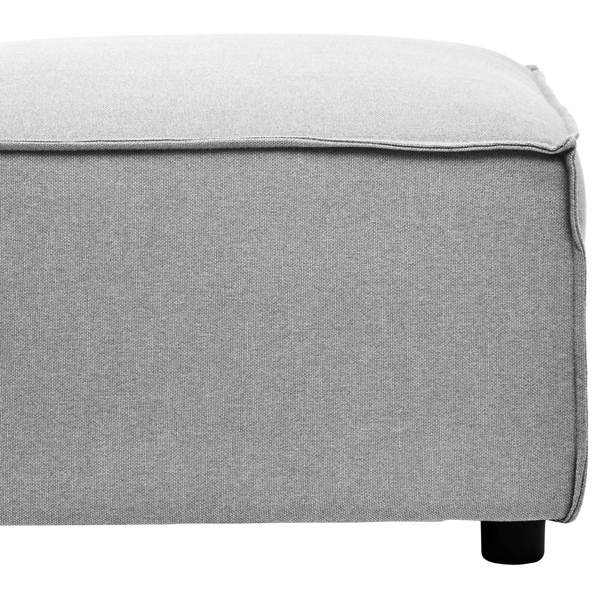 Marylebone Grey Fabric Modular Ottoman