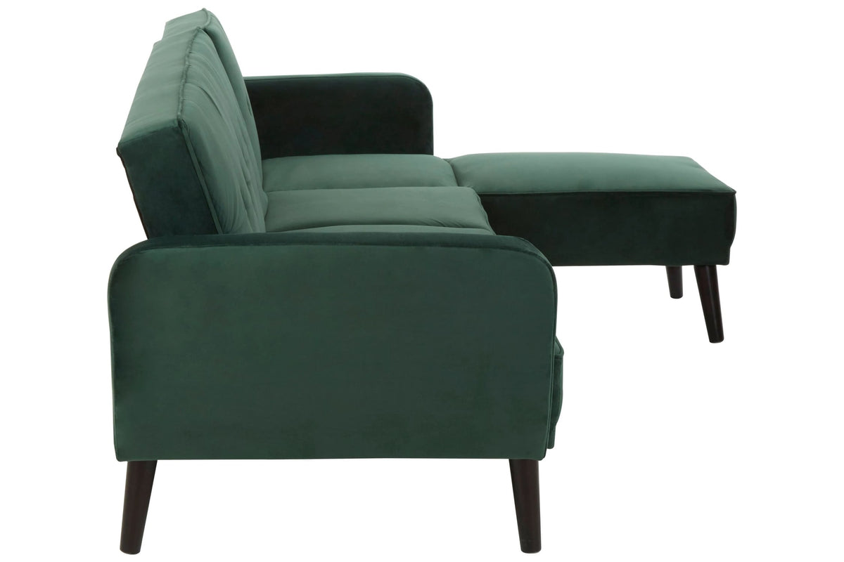 Hambleden 3 Seat Green Sofa Bed