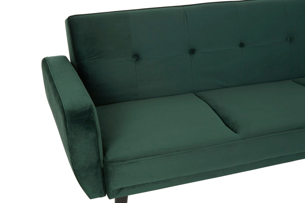 Hambleden 3 Seat Green Sofa Bed
