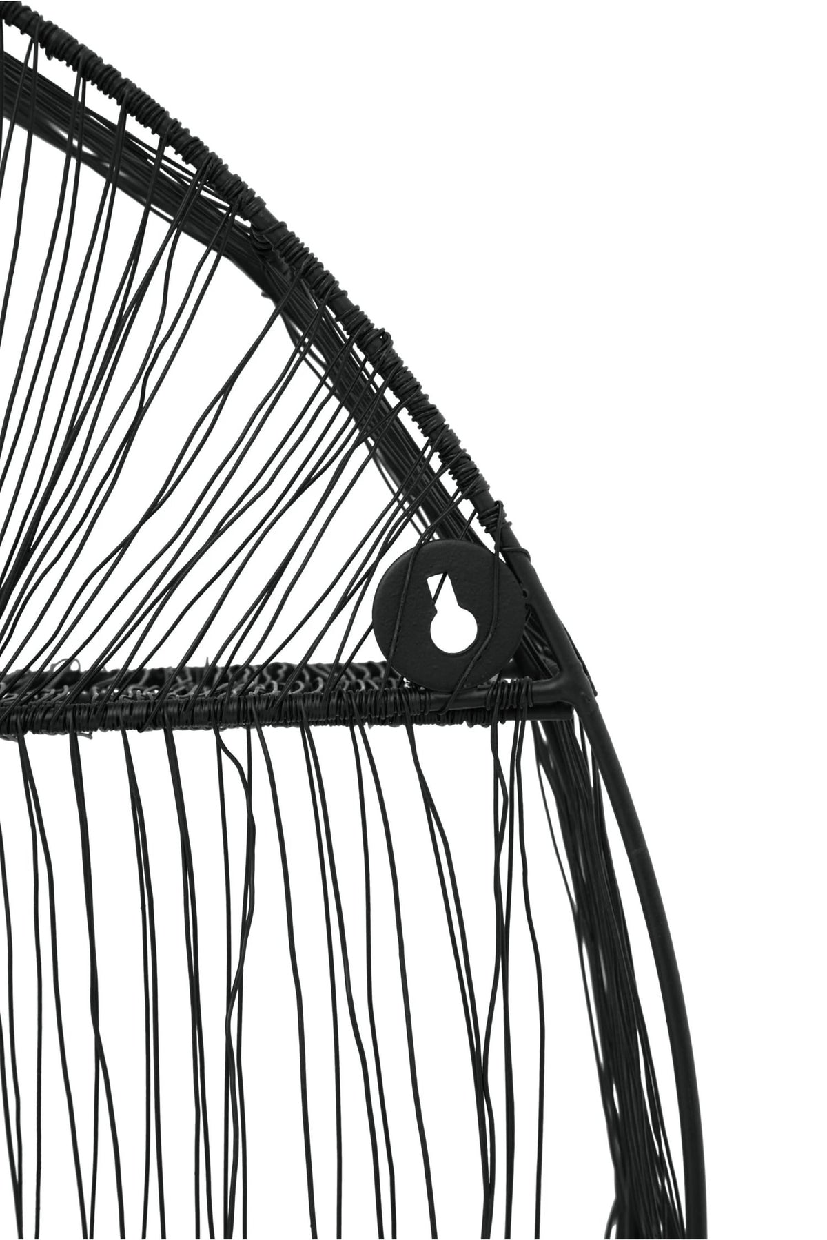 Wetherby Black Wire Round Wall Shelf