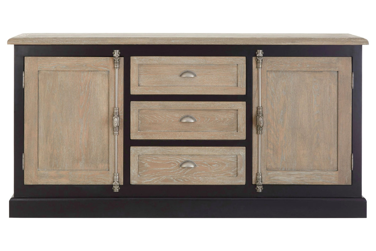Vienna Grey Wash and Antique Black Sideboard