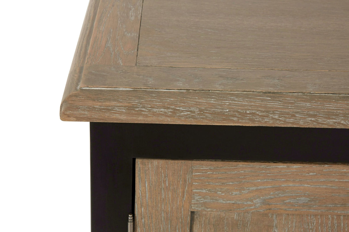 Vienna Grey Wash and Antique Black Sideboard
