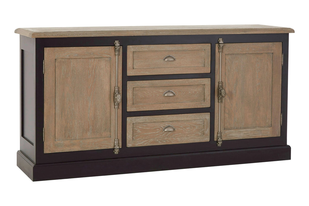 Vienna Grey Wash and Antique Black Sideboard