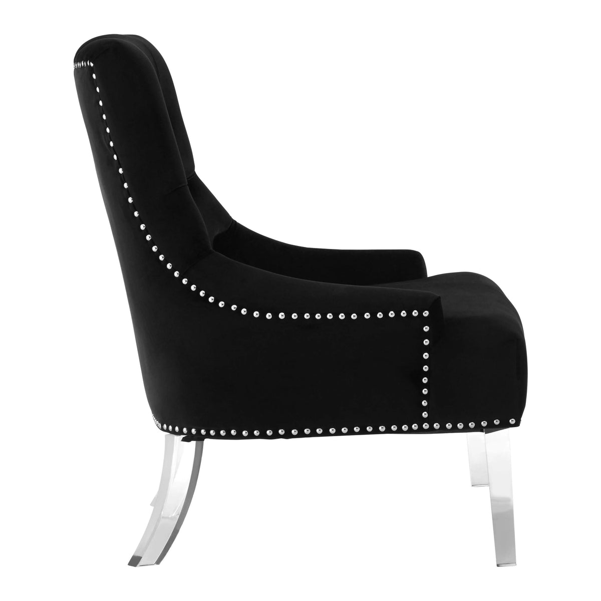 Sorrento Button Tufted Velvet Chair