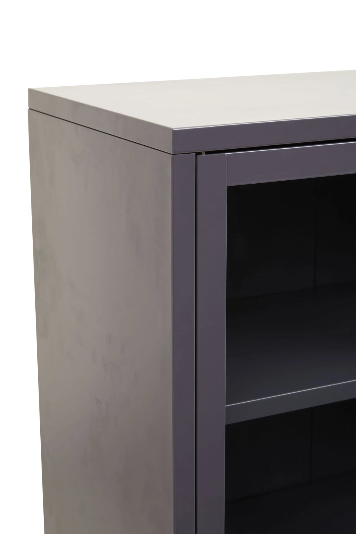 Cambridge Two Door Metal Cabinet with Glass Doors