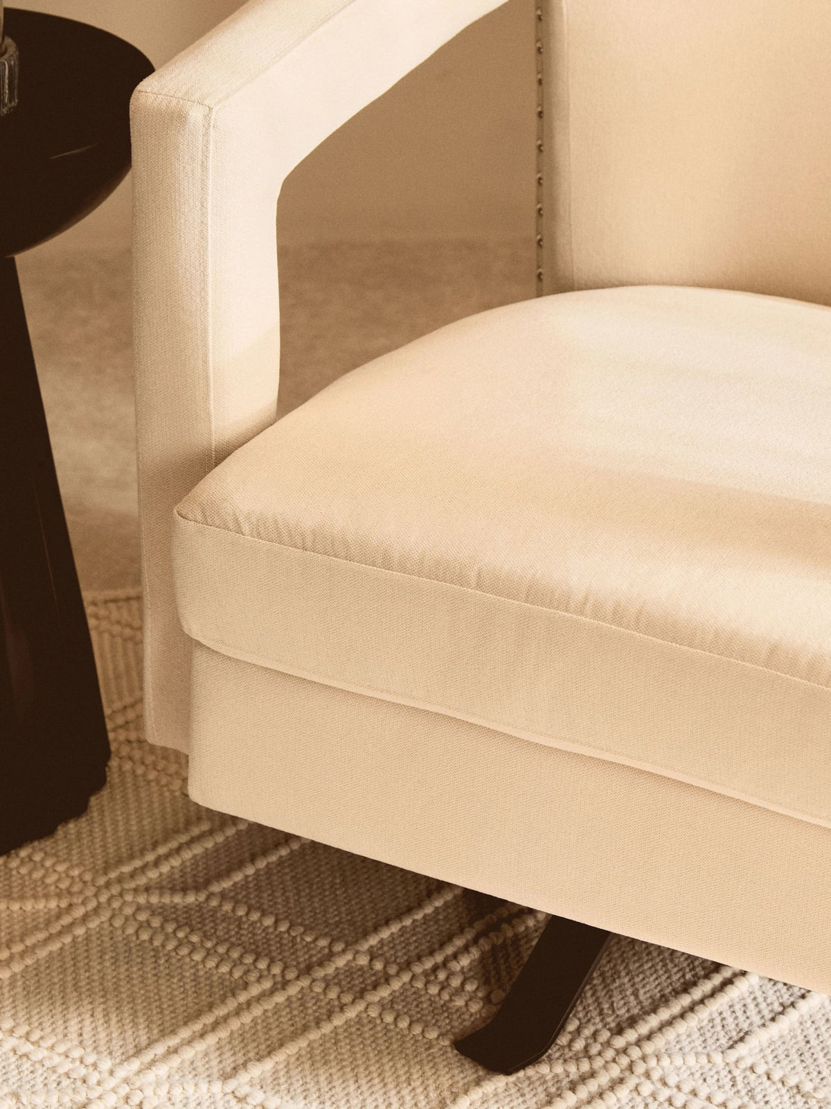 Ascot Velvet Swivel Chair