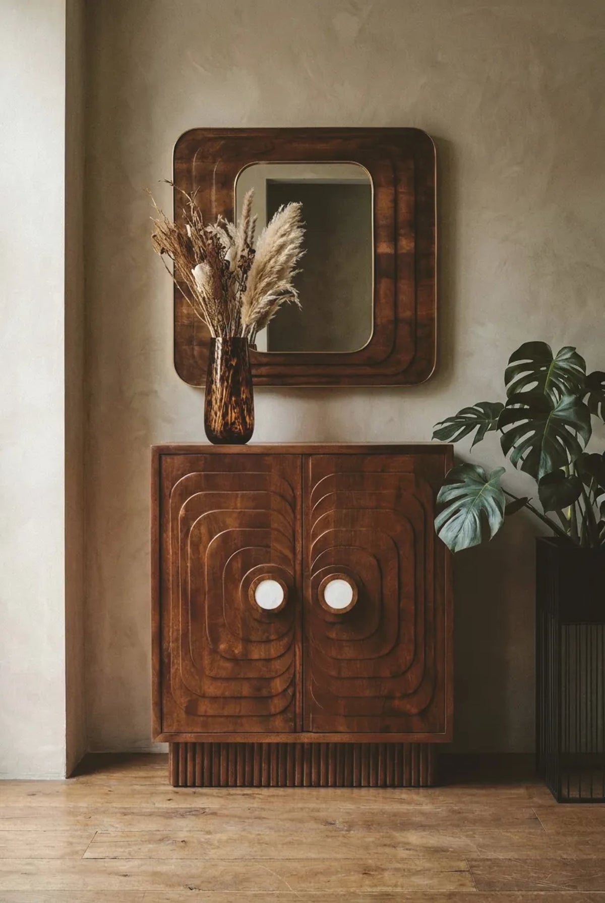 Brooklyn Mango Wood Two Door Cabinet