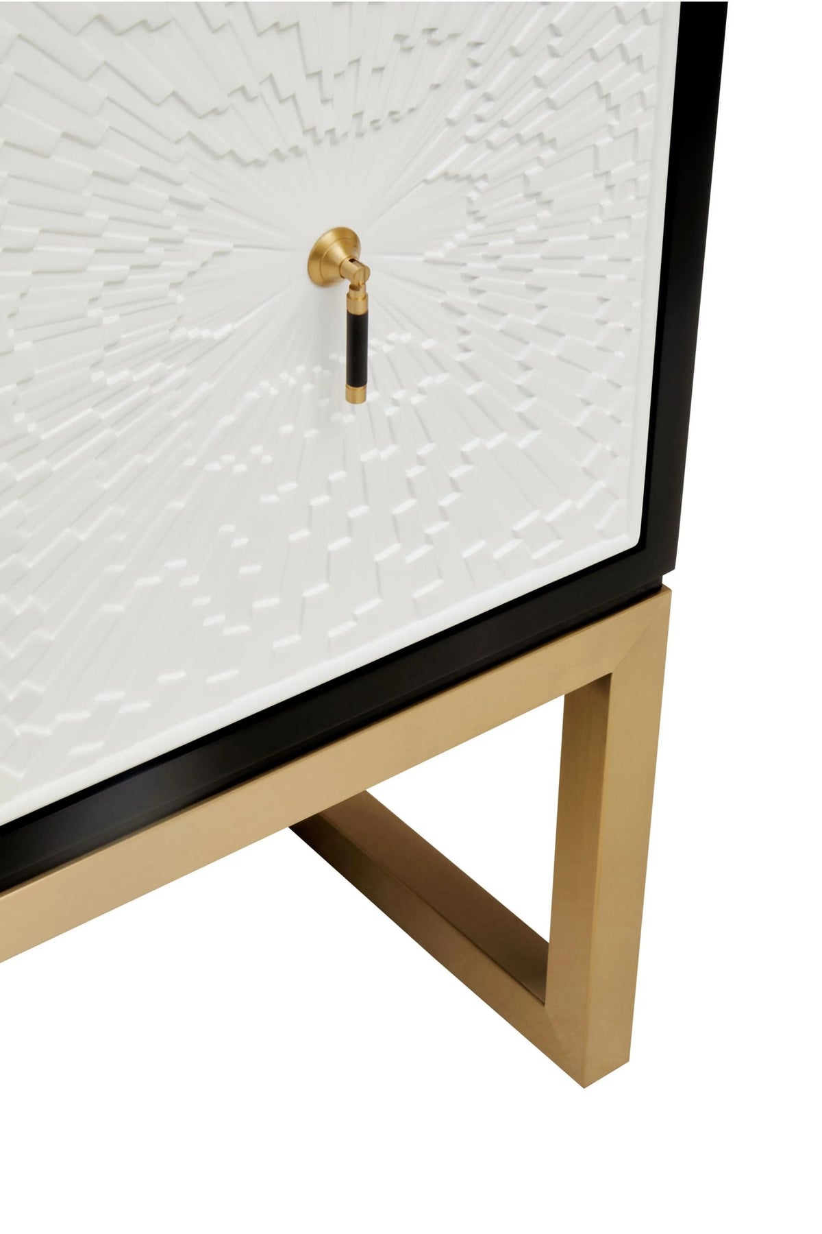 Cambridge Black and White Four Door Sideboard
