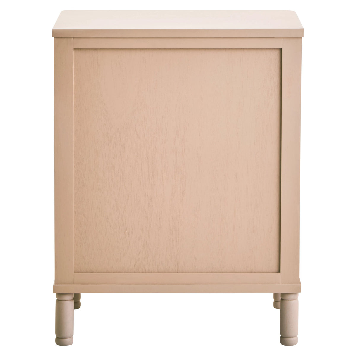 Savoy Reed Detail Taupe Three Drawer Wooden Chest
