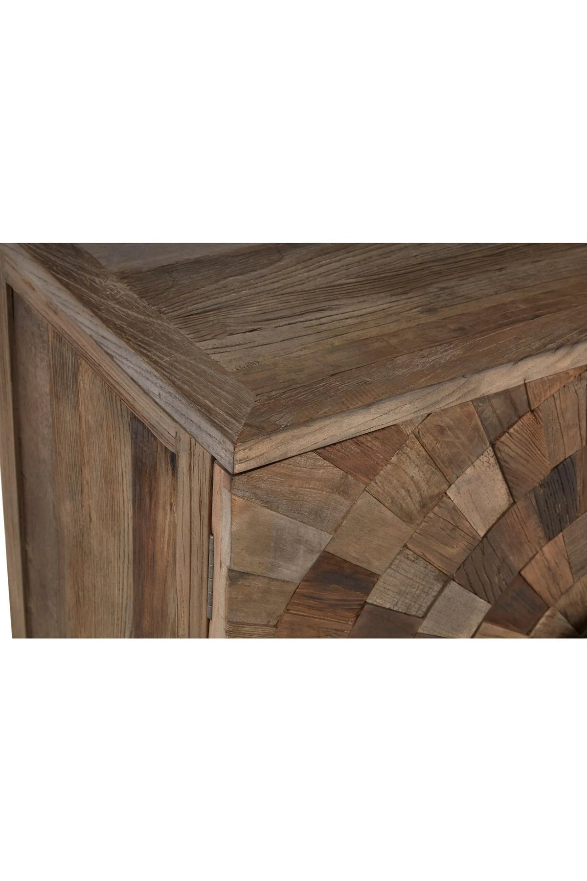 Bexhill Large Recycled Elm Wood 2 Door Cabinet