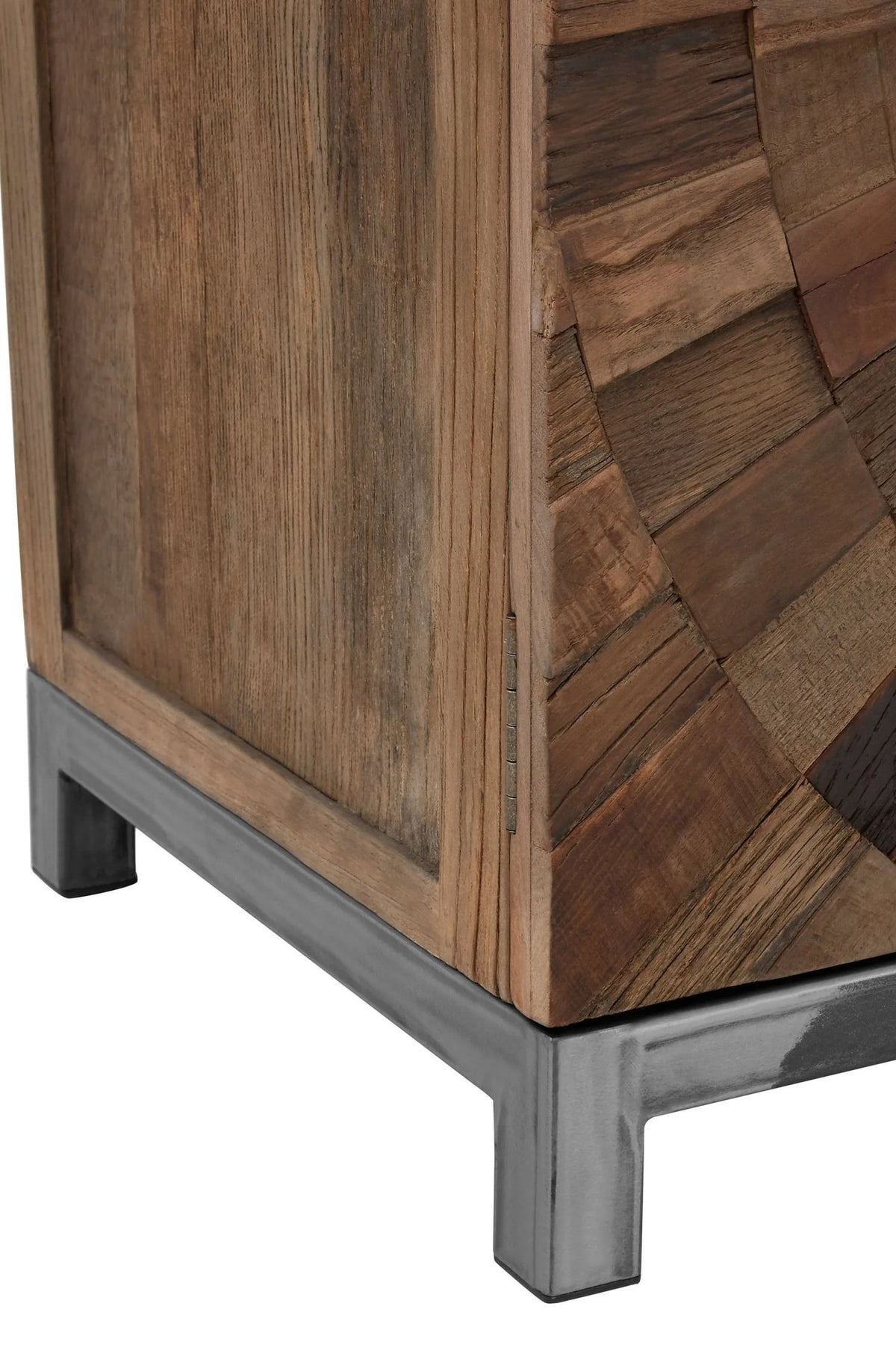 Bexhill Large Recycled Elm Wood 2 Door Cabinet
