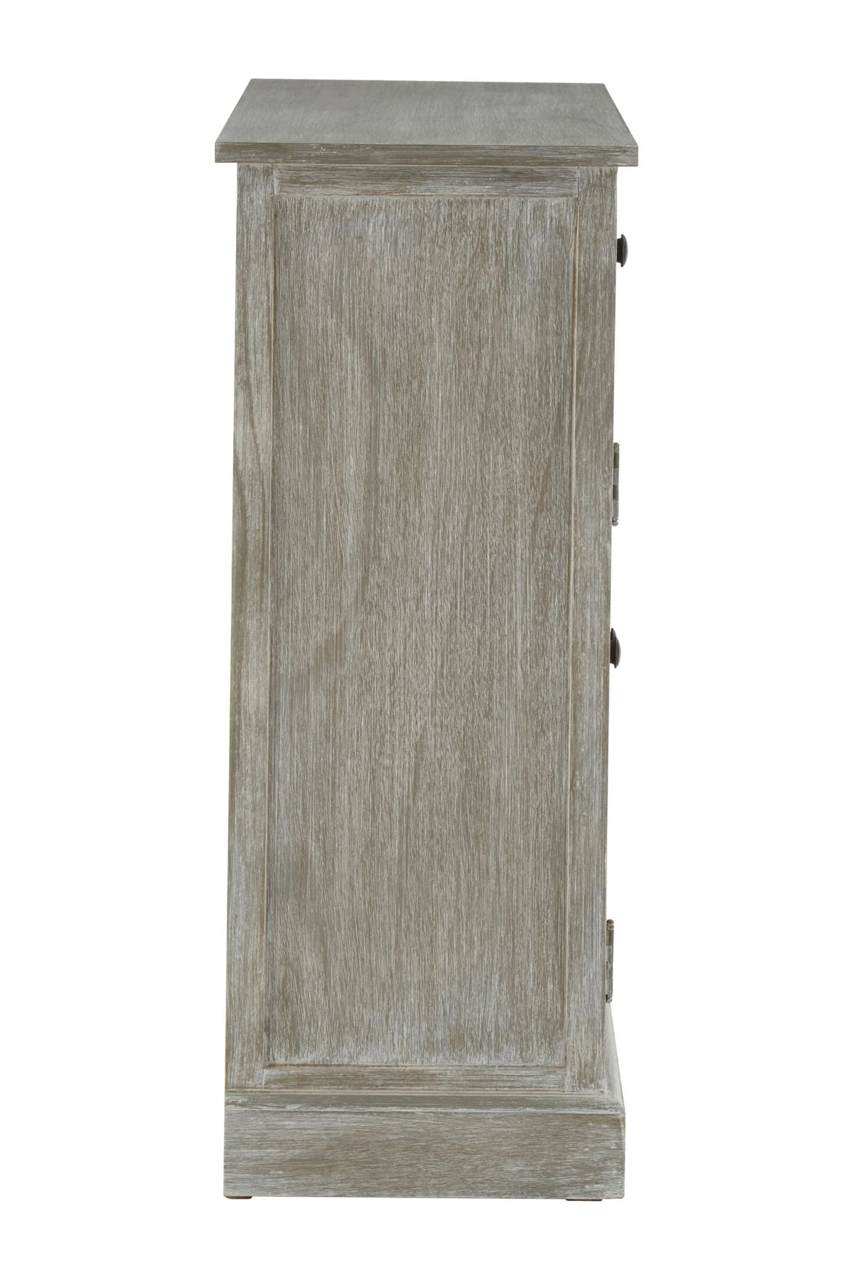 Savoy Grey Wash Rattan and Wooden Two Door Sideboard