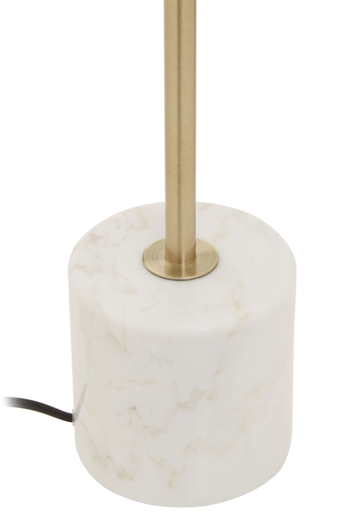 Notting Brushed Brass Table Lamp with Marble Base