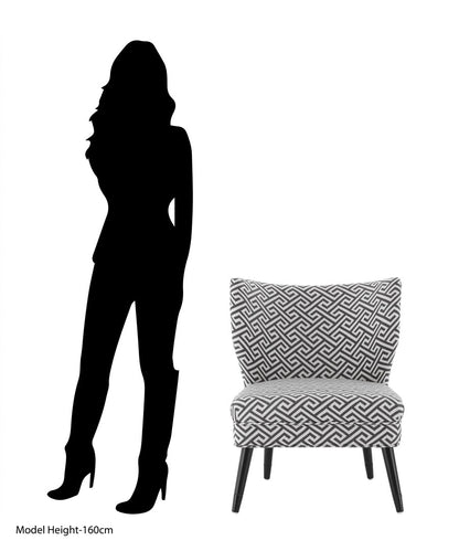 Sorrento Park Greek Key design lounge chair