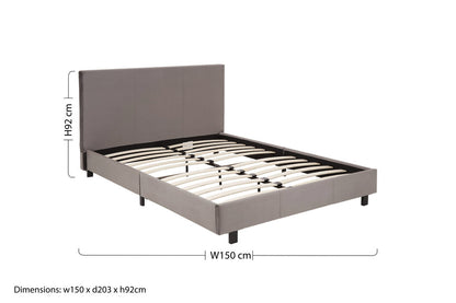 Brooklyn Grey King Bed