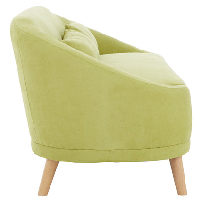 Bristol Green Linen Sofa