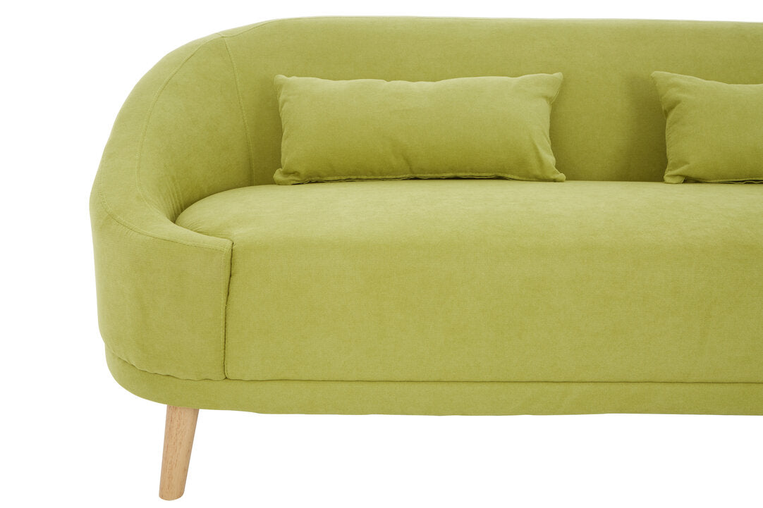 Bristol Green Linen Sofa