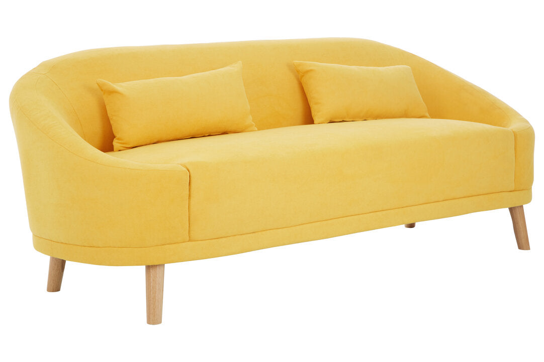 Bristol Yellow Linen Sofa