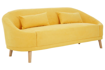 Bristol Yellow Linen Sofa