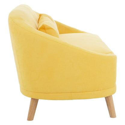 Bristol Yellow Linen Sofa